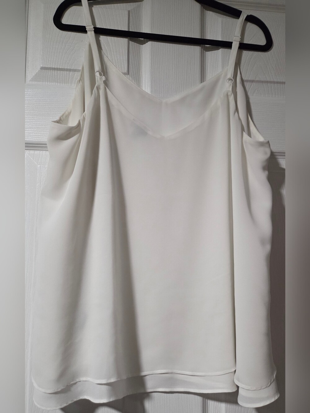 torrid Cream Double-Layer Spaghetti Strap Cami